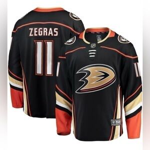 NEW w/Tags Trevor Zegras Anaheim Ducks Fanatics Home Breakaway Player Jersey Med
